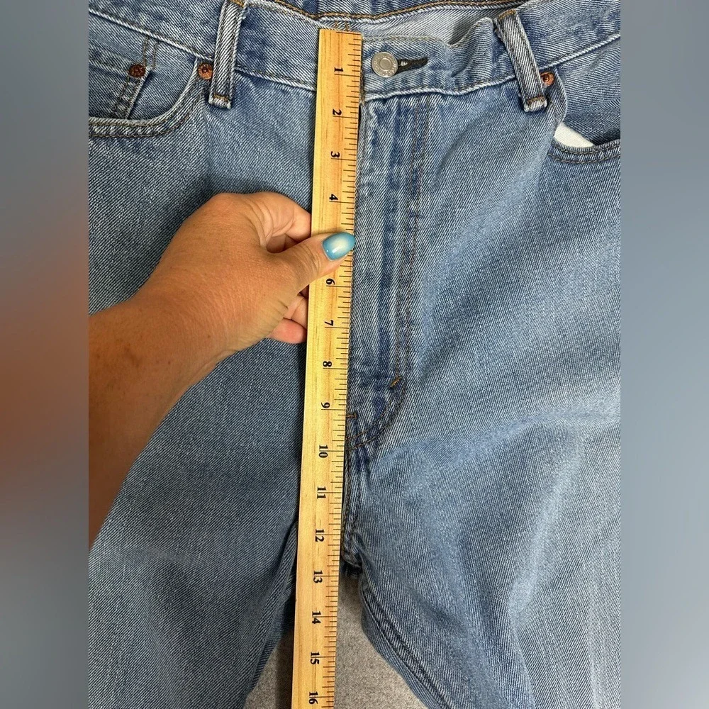 Levis 550 Jeans Mens 40x30 Blue Relaxed Fit Tapered Leg‎ Distressed Denim Pants